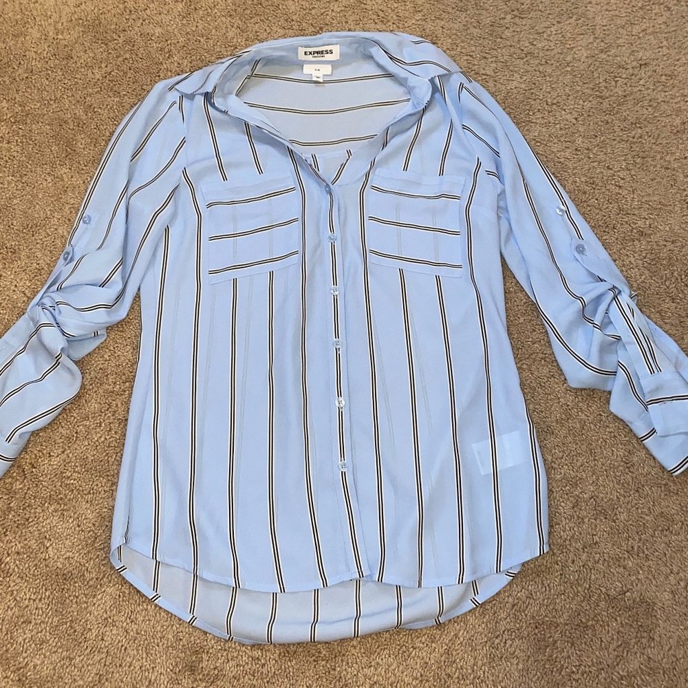 blue blouse